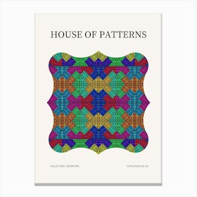 Geometric Pattern Poster 26 Canvas Print