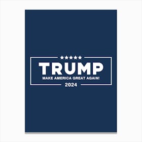 Trump 2024 - donald trump presidential election Canvas Print