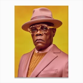 Samuel L. Jackson Fashion Art Canvas Print