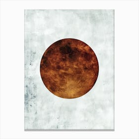 Moon Of Japan, Minimalist, Bauhaus Canvas Print