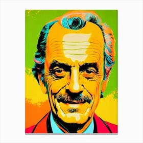 Christopher Lloyd Colourful Pop Movies Art Movies Canvas Print