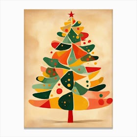 Christmas Tree Matisse Canvas Print