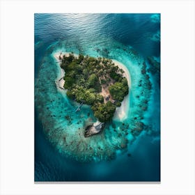 Island In The Middle Of The Ocean 2 Canvas Print