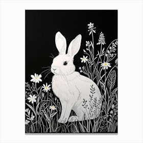 Rabbit In The Meadow Canvas Print