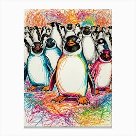 Penguins 10 Canvas Print