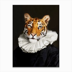 Fanatic Maurice The Coaching Tiger Pet Portraits Canvas Print