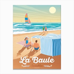 La Baule Escoublac France Canvas Print