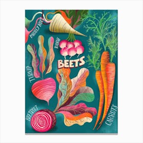 Beets Chart Canvas Print