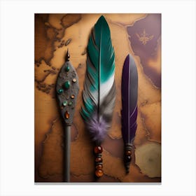 Feather Wand Canvas Print