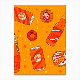 Orange Soda Canvas Print