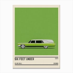 Six Feet Under Car Tv Series Canvas Print