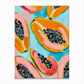 Papaya 14 Canvas Print