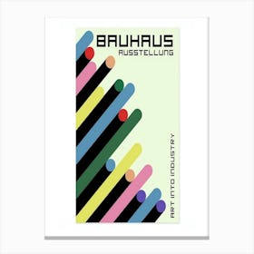 Bauhaus exhibition Russling poster Canvas Print