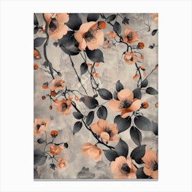 Peach Blossoms 1 Canvas Print