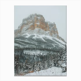 Snowy Mountain 1 Canvas Print