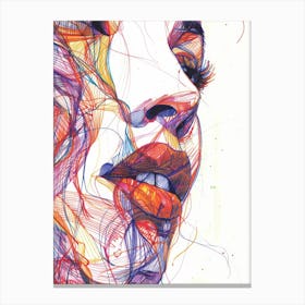 Woman'S Face 138 Canvas Print