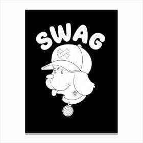 Swag Dog Canvas Print