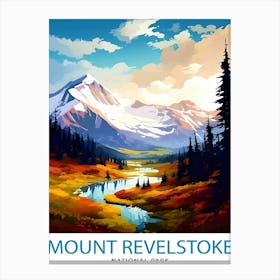 Mount Revelstoke National Park Print Canadian Wilderness Poster Revelstoke Art Forest Landscape Decor British Columbia Wall Art Nature 1 Canvas Print