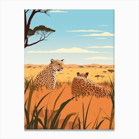 Botswana 1 Travel Illustration Canvas Print
