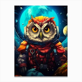 Space Owl 1 Canvas Print