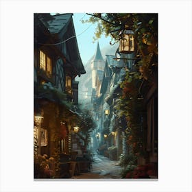 Fairytale Street Canvas Print