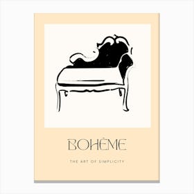 Boheme The Of Simplicity Canvas Print