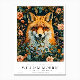 William Morris Exhibition Animals Series 11 Canvas Print