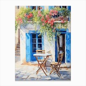 Blue Shutters Canvas Print