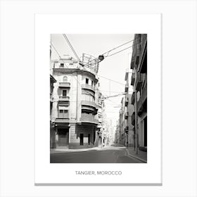 Poster Of Valencia, Spain, Photography In Black And White 4 Canvas Print