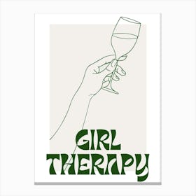Girl Therapy Canvas Print