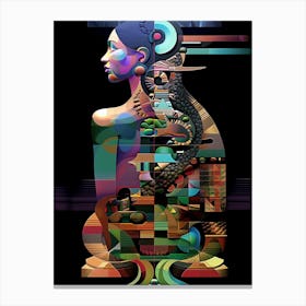 Woman , mystical, "Free The Spirit" Canvas Print