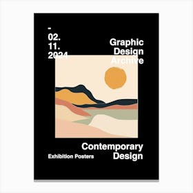 Graphic Design Archive Poster 42 Canvas Print