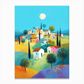 Tuscan Village Canvas Print