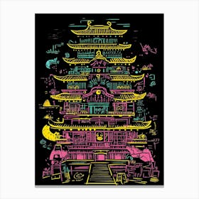 Chinese Pagoda 16 Canvas Print