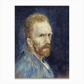 Self Portrait (1887), Vincent Van Gogh Canvas Print
