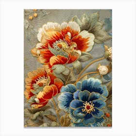 Chinese Silk Embroidery 3 Canvas Print