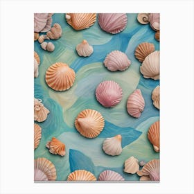 Seashell Bits And Pieces Canvas Print