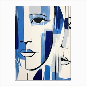 'Blue Women' Canvas Print