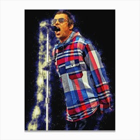 Spirit Of Liam Gallagher In Oasis Canvas Print