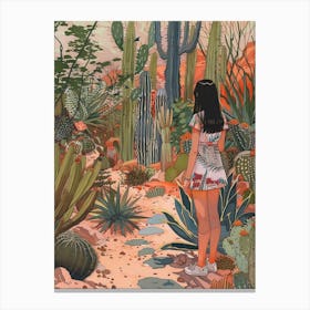 In The Garden Desert Botanical Gardens Usa 1 Canvas Print