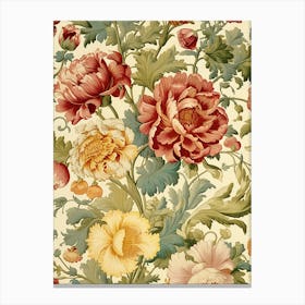 Floral Wallpaper 329 Canvas Print