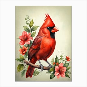 Cardinal Bird 1 Canvas Print