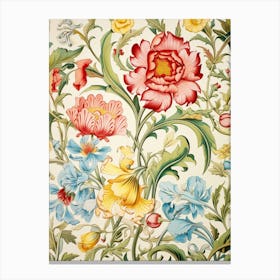 Floral Wallpaper 368 Canvas Print