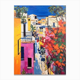 Bari Italy 4 Fauvist Painting Canvas Print