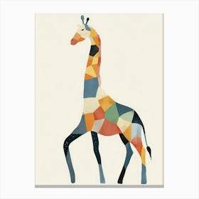 Charming Nursery Kids Animals Giraffe 1 Canvas Print