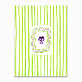 Pansy Canvas Print