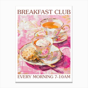 Breakfast Club Tea And Biscuits 2 Canvas Print