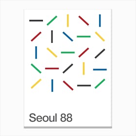 Seoul 88 Olympics Canvas Print