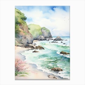 Pfeiffer Beach, Big Sur California Usa 1 Canvas Print