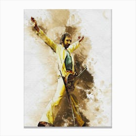 Smudge Pete Townshend The Who In Concert At The Omni Coliseum In Atlanta 24 November 1975 Canvas Print
